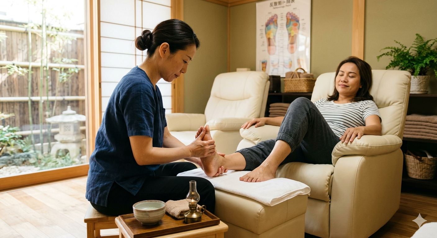 Foot Reflexology at Nawan Thai Spa